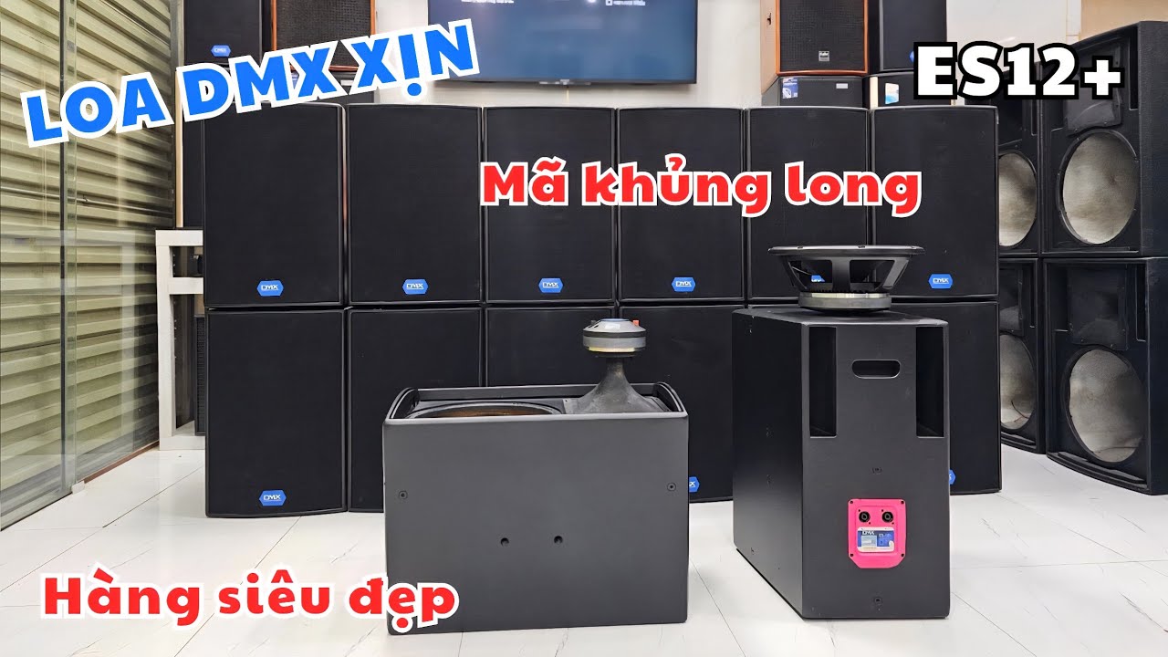 Lô loa Full 30 DMX ES12+ đẹp quá !!! Cấu hình khủng.  Giá rất êm