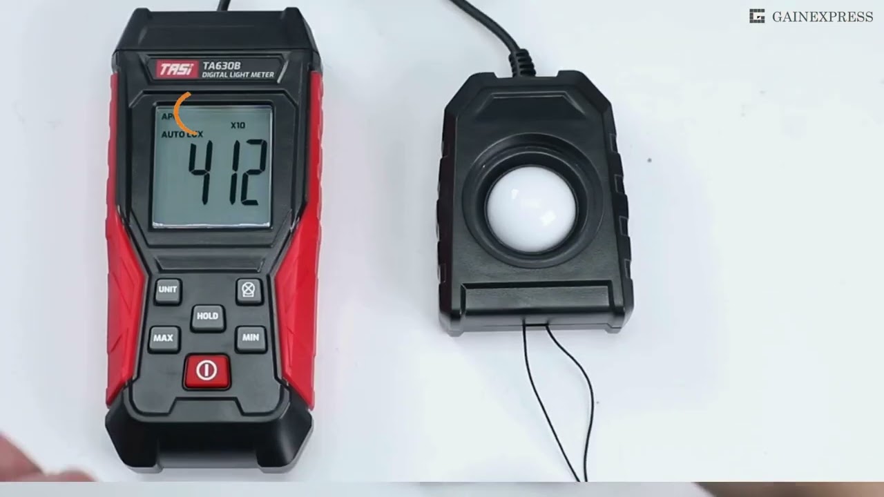 LUX‑331 Lux / Footcandle Illuminance Meter,  0.1‑200,000 Lux High‑Accuracy Light Tester