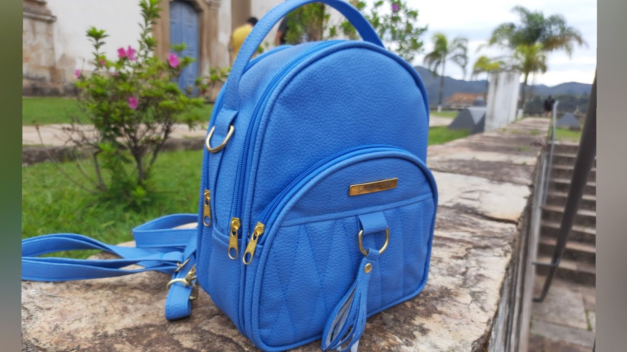 Mini mochila dupla 3 em 1 @SandrinhaAtelie