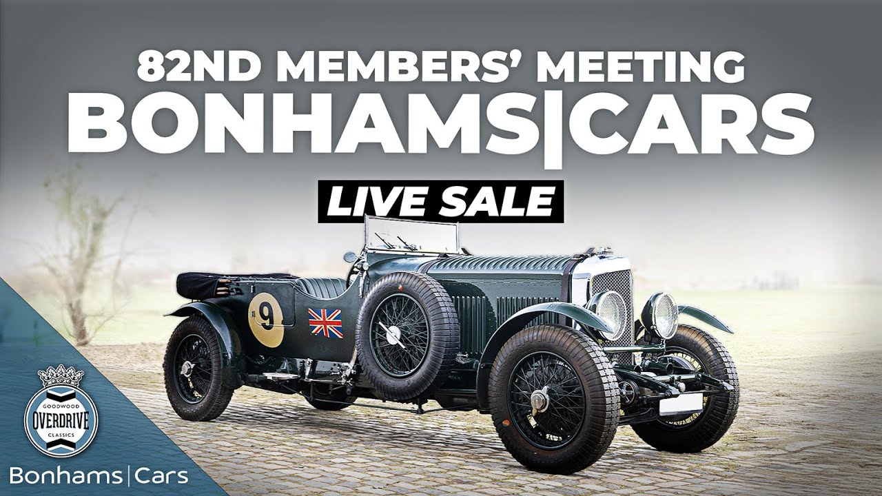 Bonhams|Cars Goodwood Members' Meeting Auction | Live stream