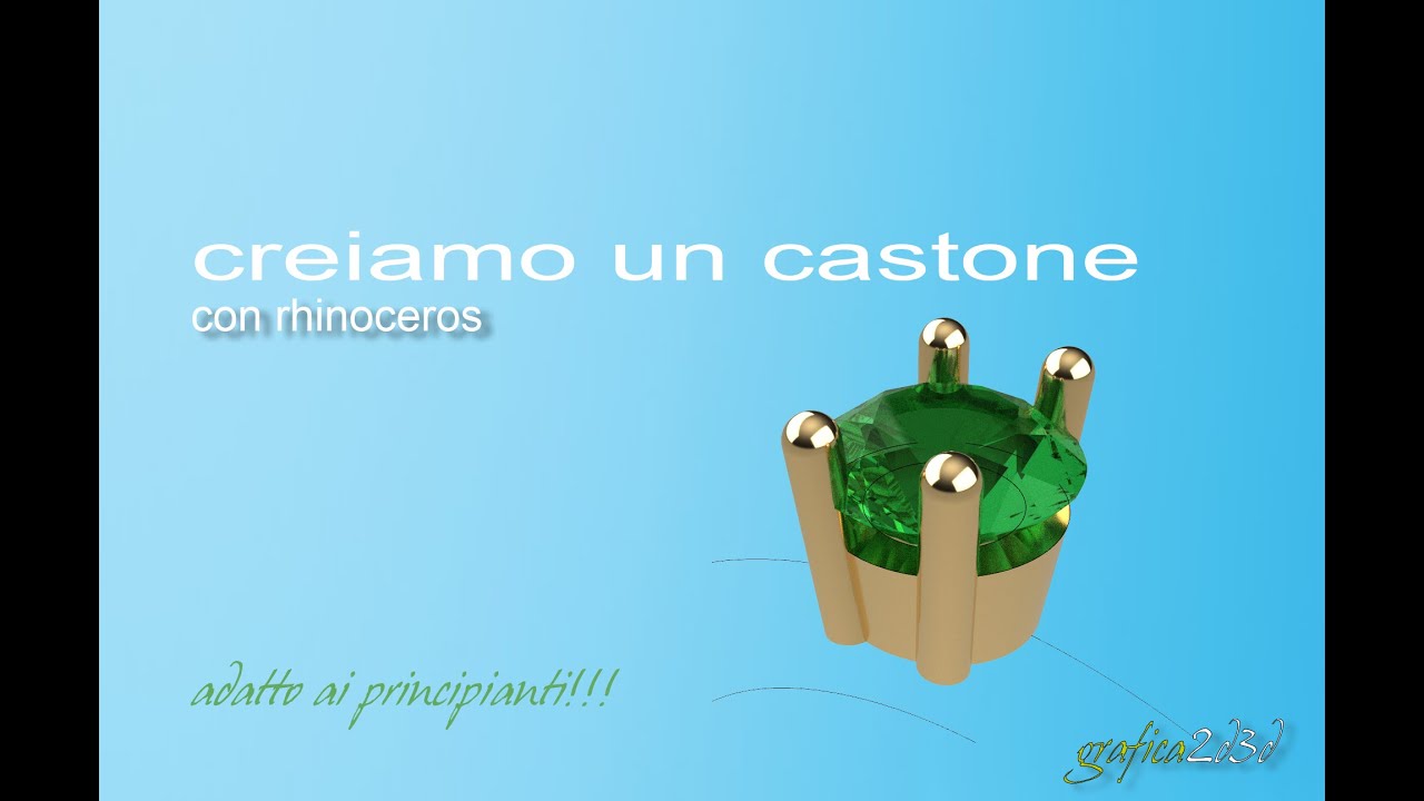 come creare un castone con rhinoceros