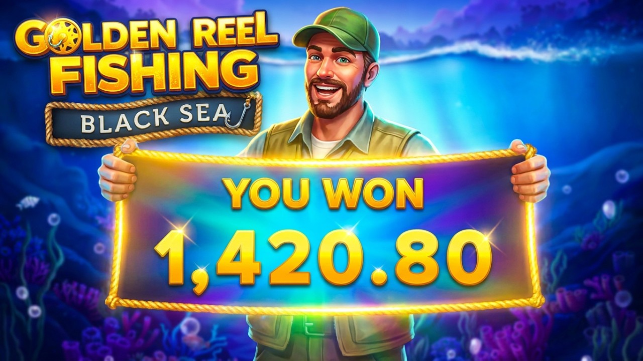 Hook HUGE Wins! Golden Reel Fishing Black Sea Slot Review