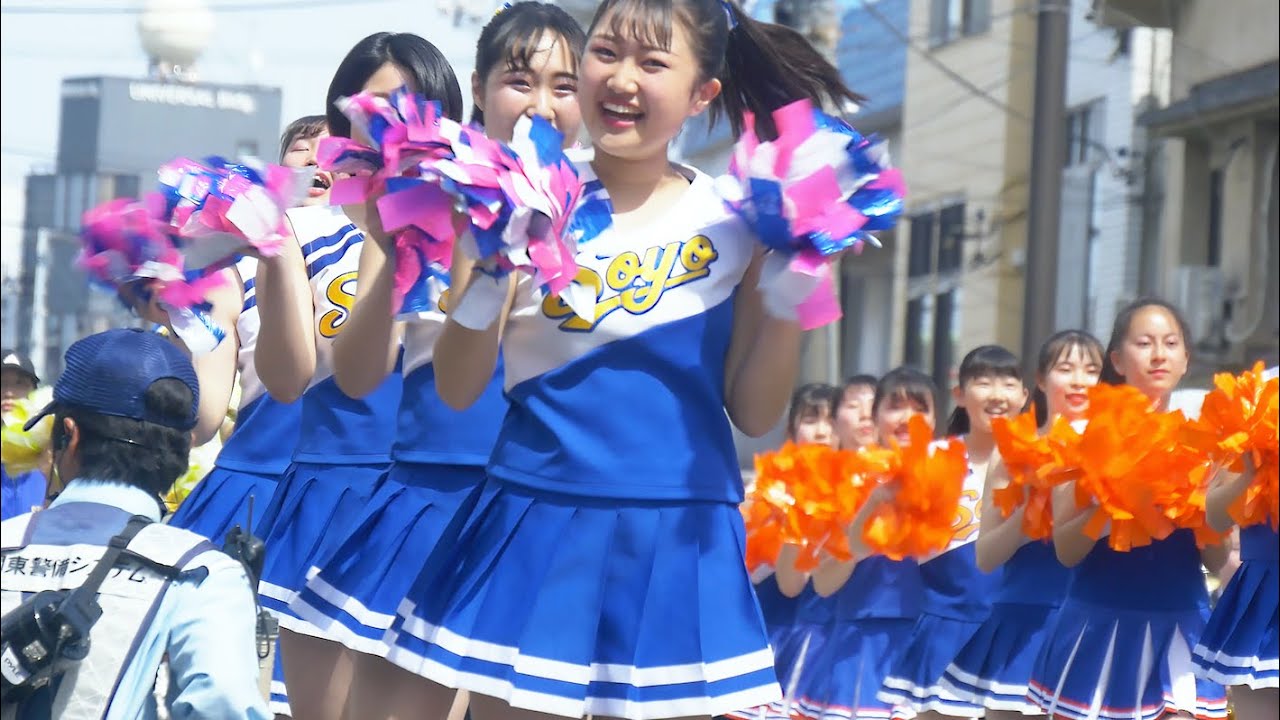 バトン部、チアダンス部パレード