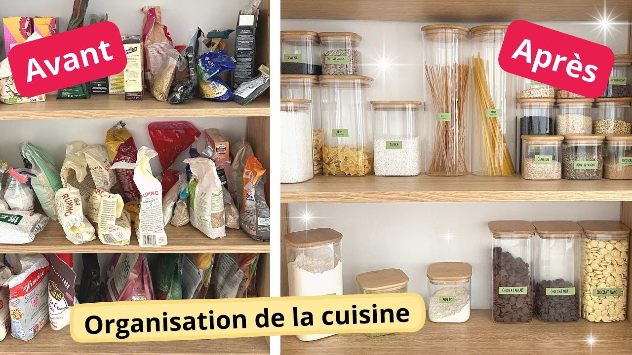 RANGEMENT de la CUISINE : ON MET TOUT EN BOITE !