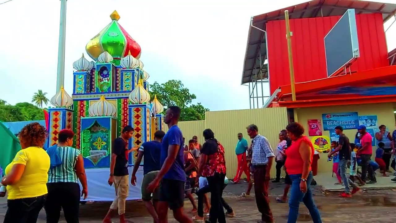 Forty  days Hosay   Festival  in Fullerton Village Cedros, 2022.