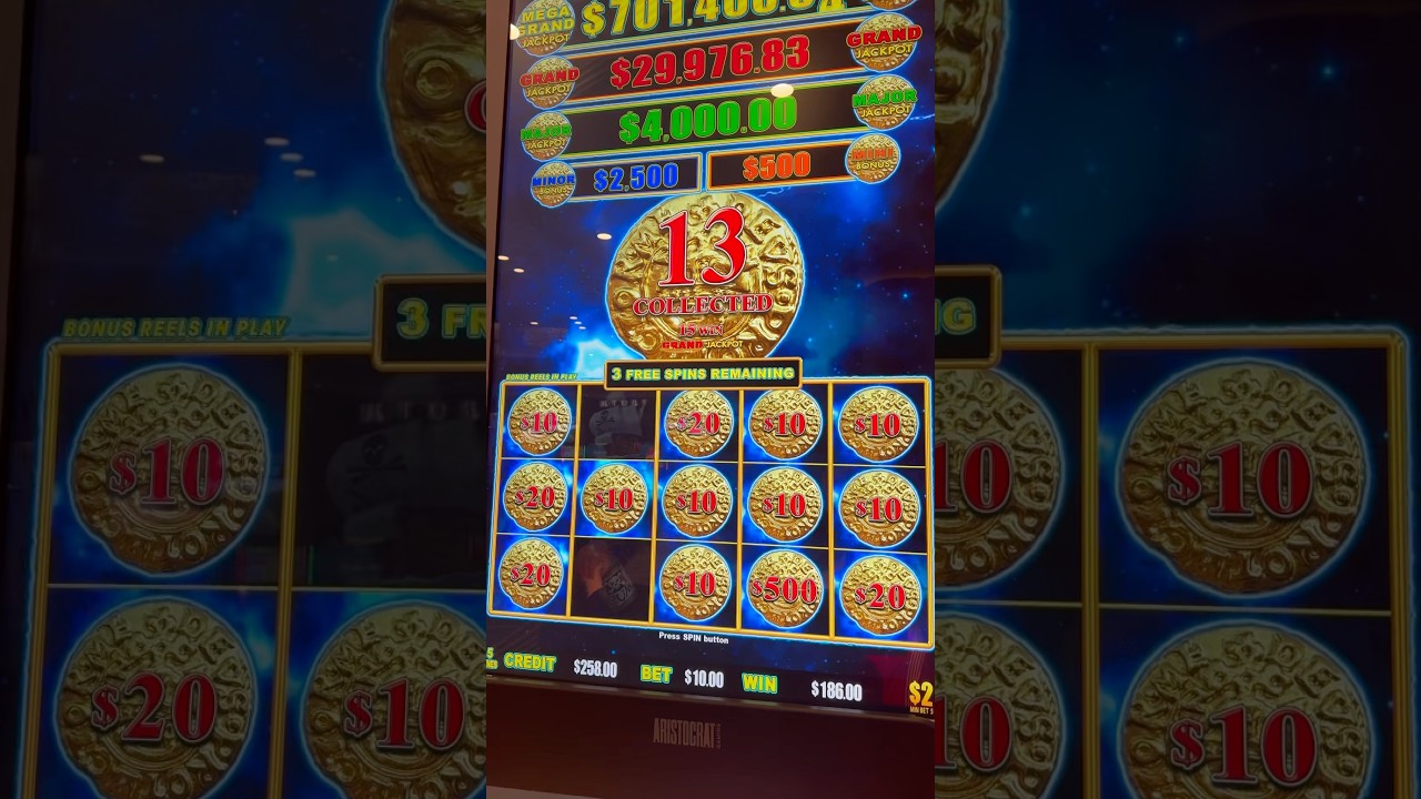 Third time&rsquo;s a charm?! 😳 #casinobonus #gambling #slotsgames #jackpot