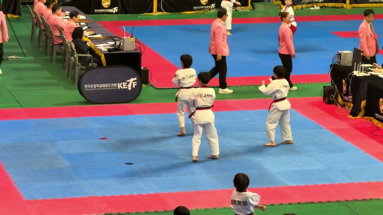 제5회 한국초등연맹 초등고학년 남자 단체전 1등. 🥇