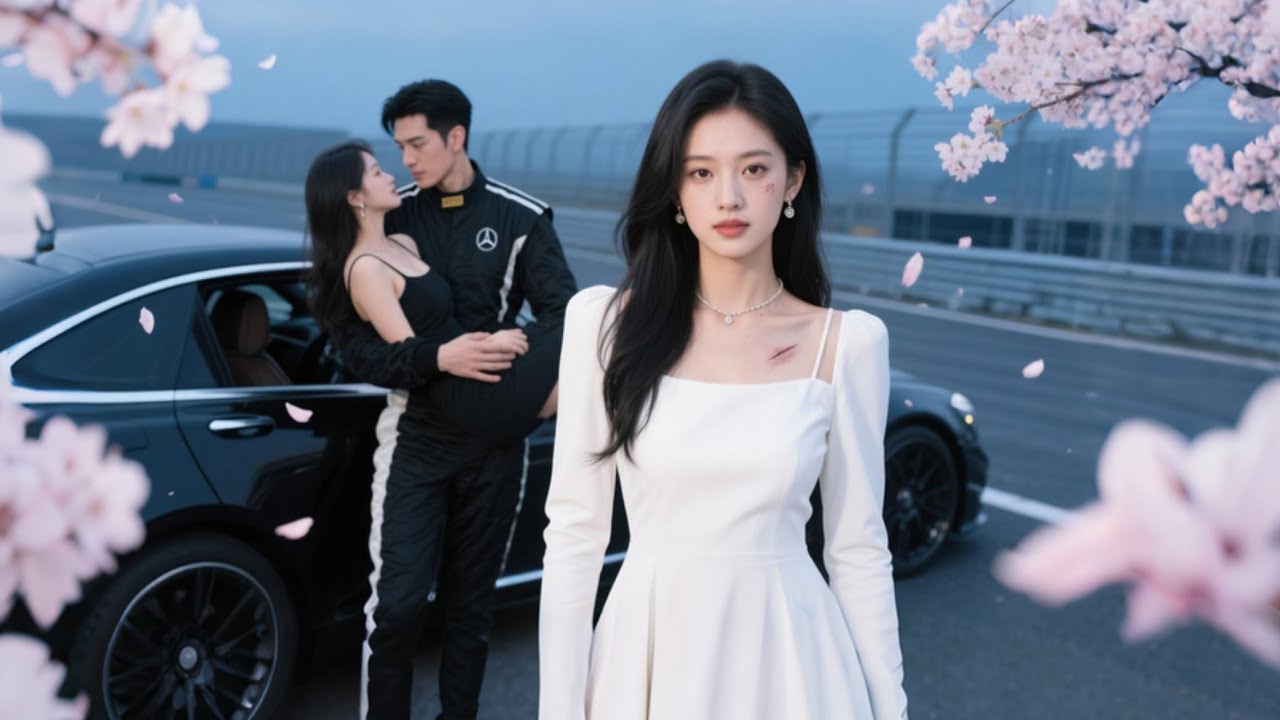 Pushed down stairs,her 6-year boyfriend blamed her,ran to his ex.She returned;he chased,but she wed.