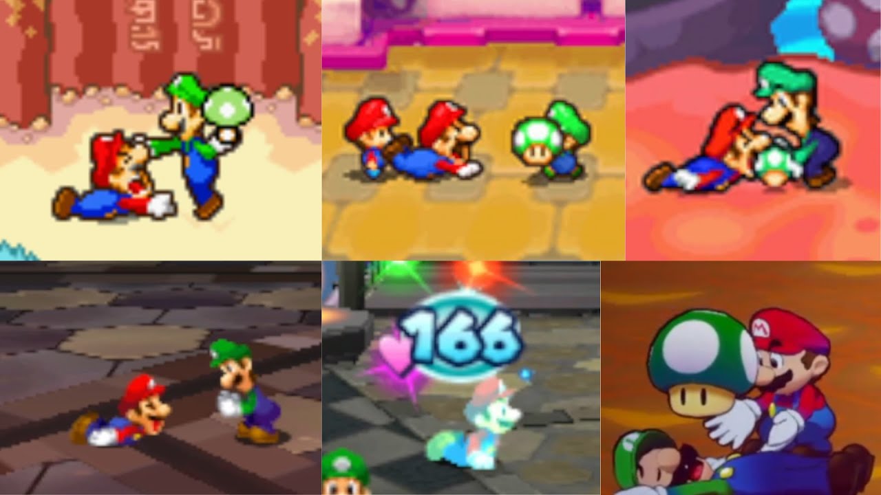 All 1-UP Animations in the Mario & Luigi Series (2003 - 2024)