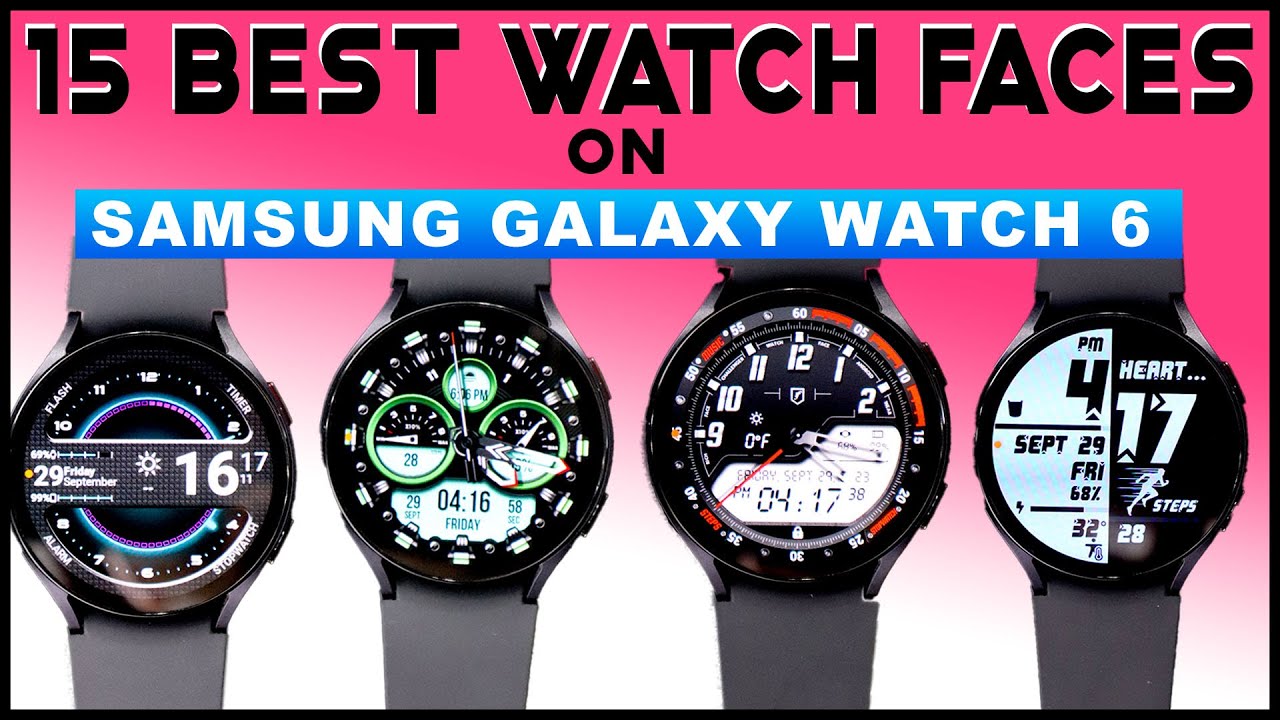 Лучшие циферблаты для Samsung Galaxy Watch 6 😍 Топ-15 циферблатов для Samsung Watch 6 ⌚️