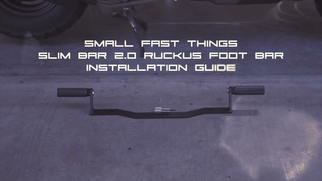 Honda Ruckus Slim Bar Peg Installation | Small Fast Things