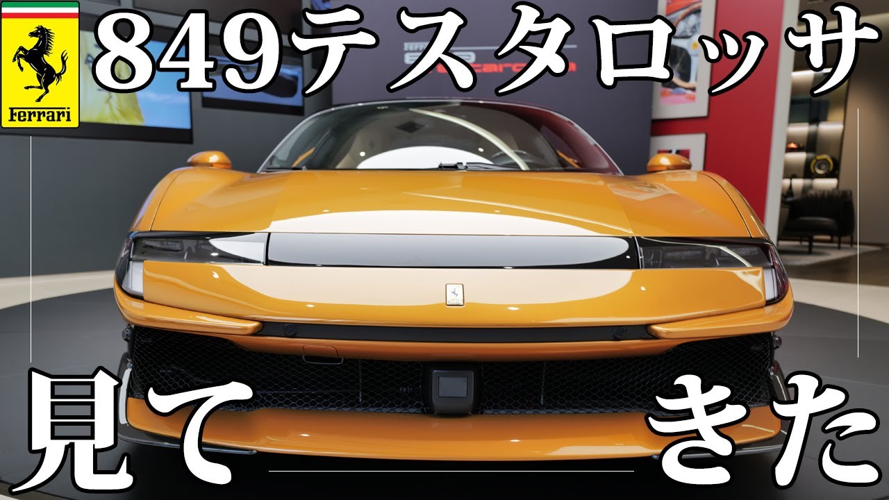 Spojrzenie na Ferrari 849 Testarossa (z dźwiękiem silnika) | Ferrari 849 Testarossa