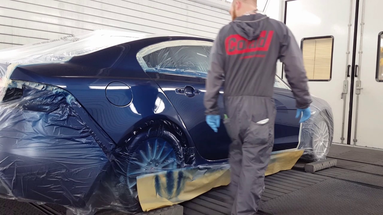 Jaguar XF   painting with spies hecker
