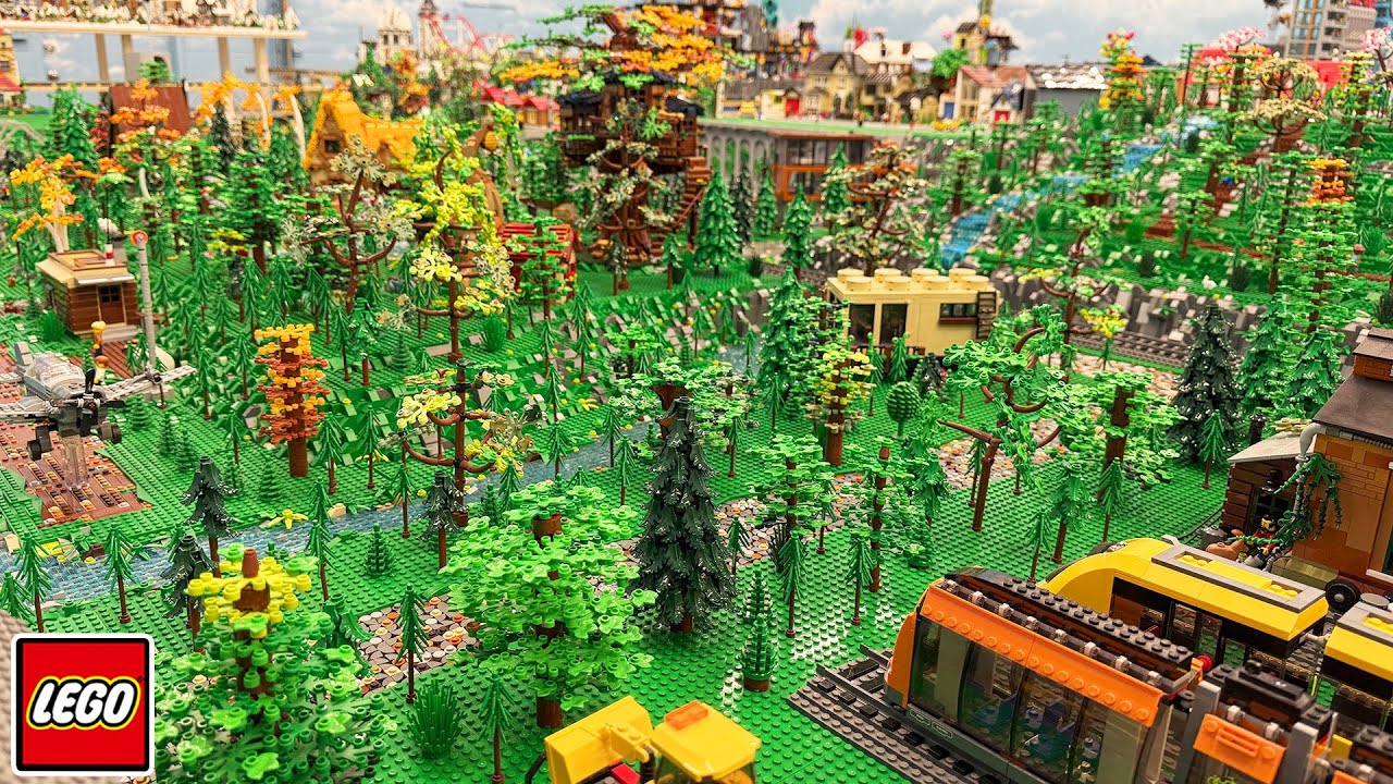 Over 100 Trees Placed in the LEGO City!