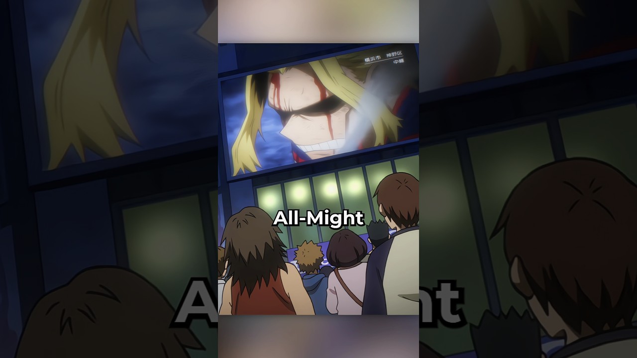 All-Might vs All For One Battle gave me goosebumps 😲 | My Hero Academia #shorts