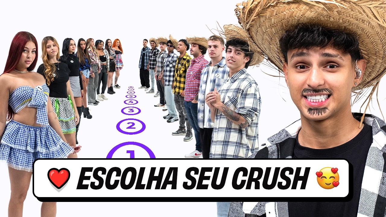 8 HOMENS vs 8 MULHERES | ESCOLHA SEU CRUSH 💜 EP. 02