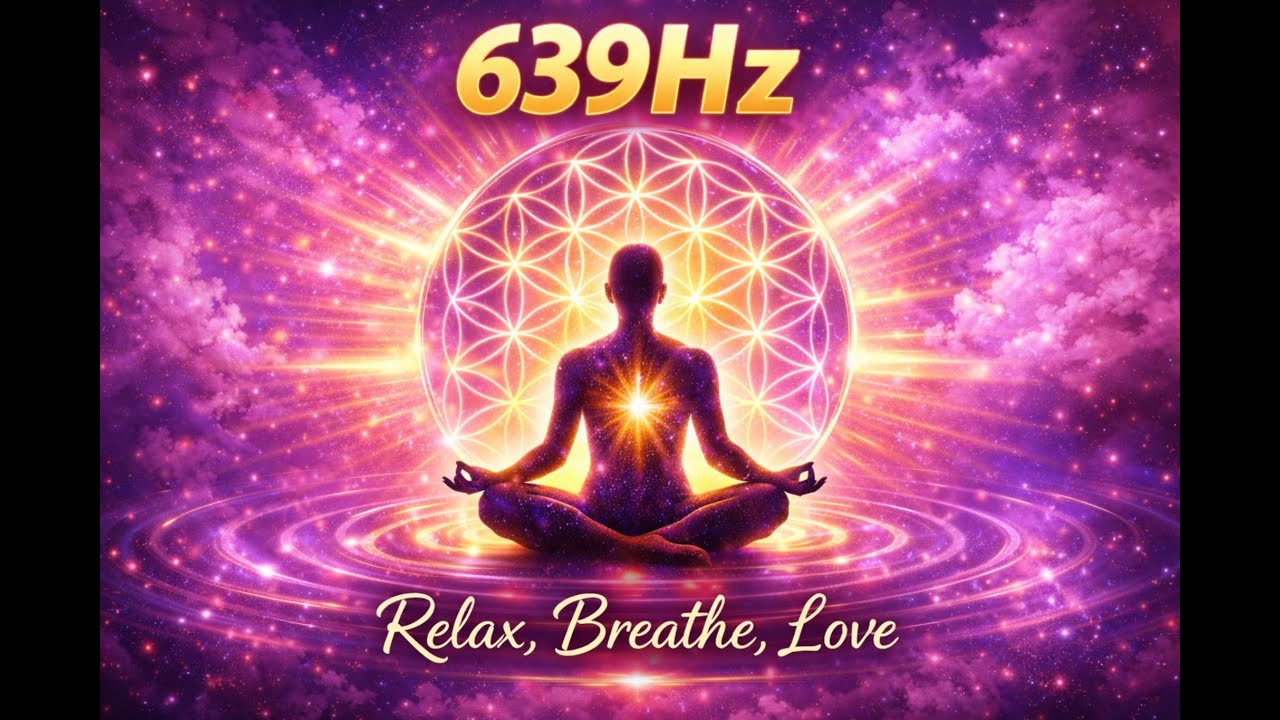 639 Hz Manifest Love & Positive Energy | Solfeggio Frequency Miracle Tone