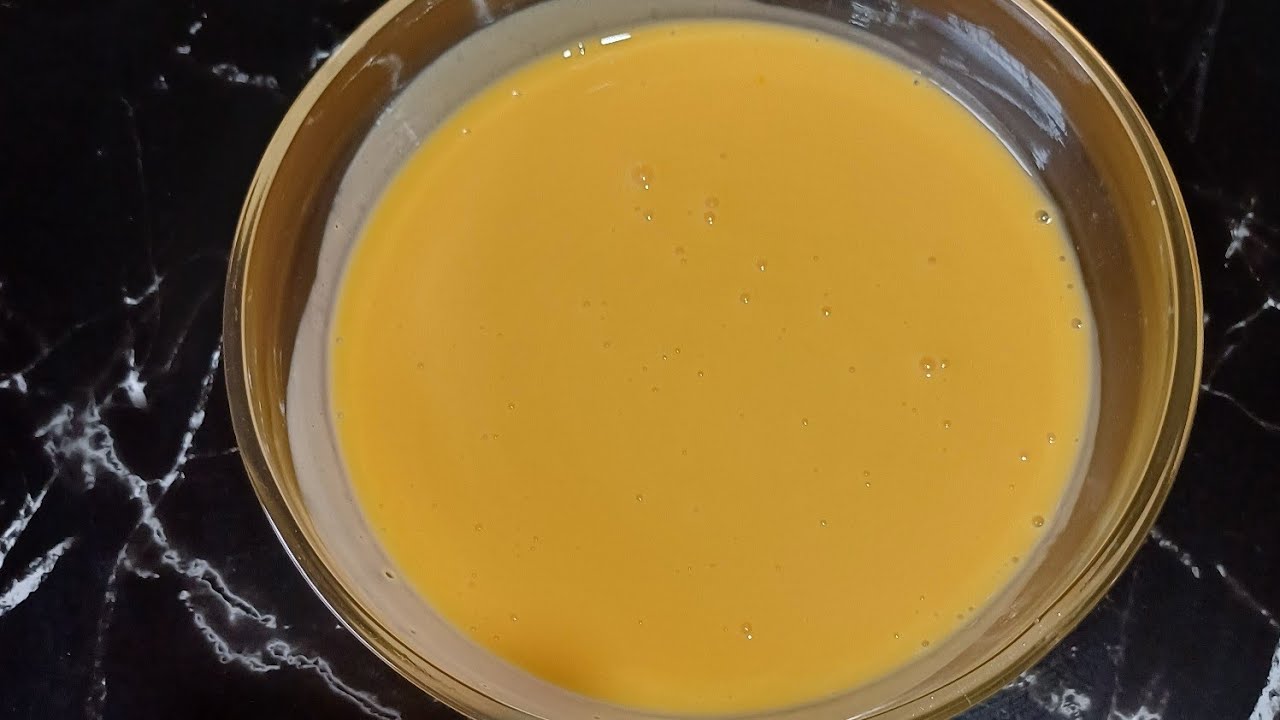 Creme de manga fácil de fazer. 