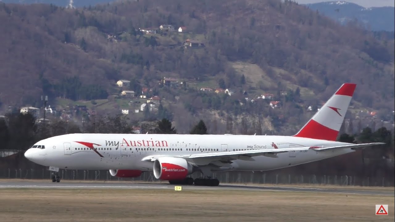 Boeing 777-2Z9(ER) *Austrian Airlines* Spezial Visit* Graz LOWG  II  OE-LPD