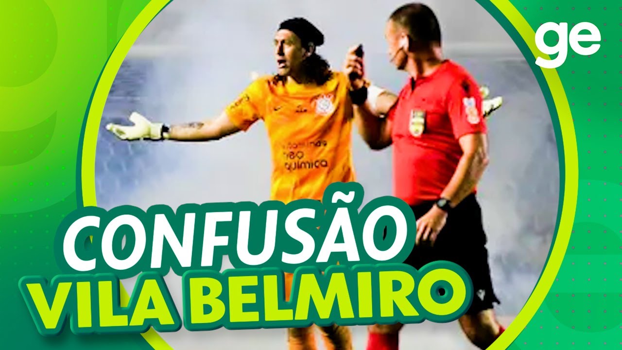 TORCEDORES ARREMESSAM BOMBAS E JOGADORES CORREM PARA O VESTIÁRIO | BRASILEIRÃO 2023 | ge.globo