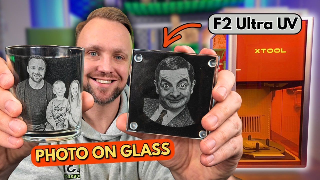 Engraving Photos on Glass That Actually Look Good | xTool F2 Ultra UV