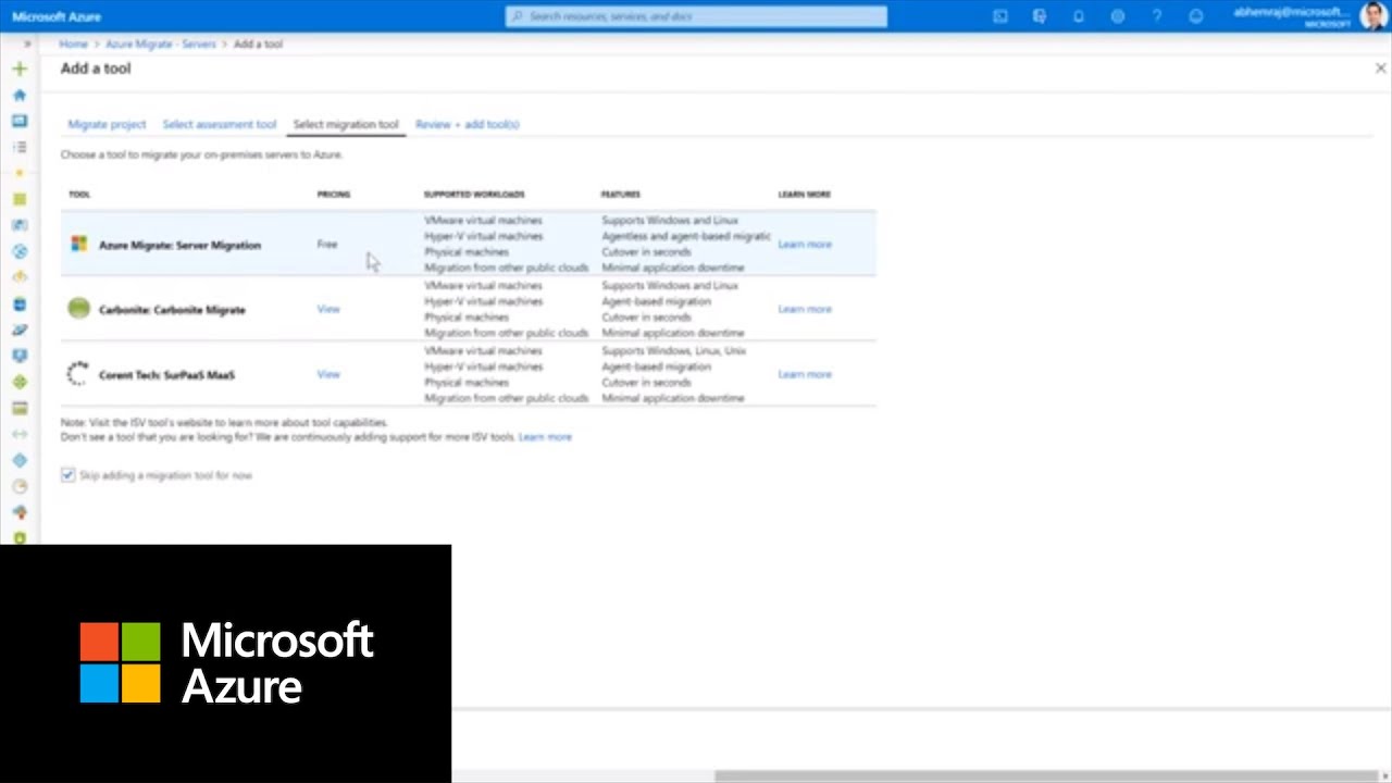 Как начать работу с Azure Migrate