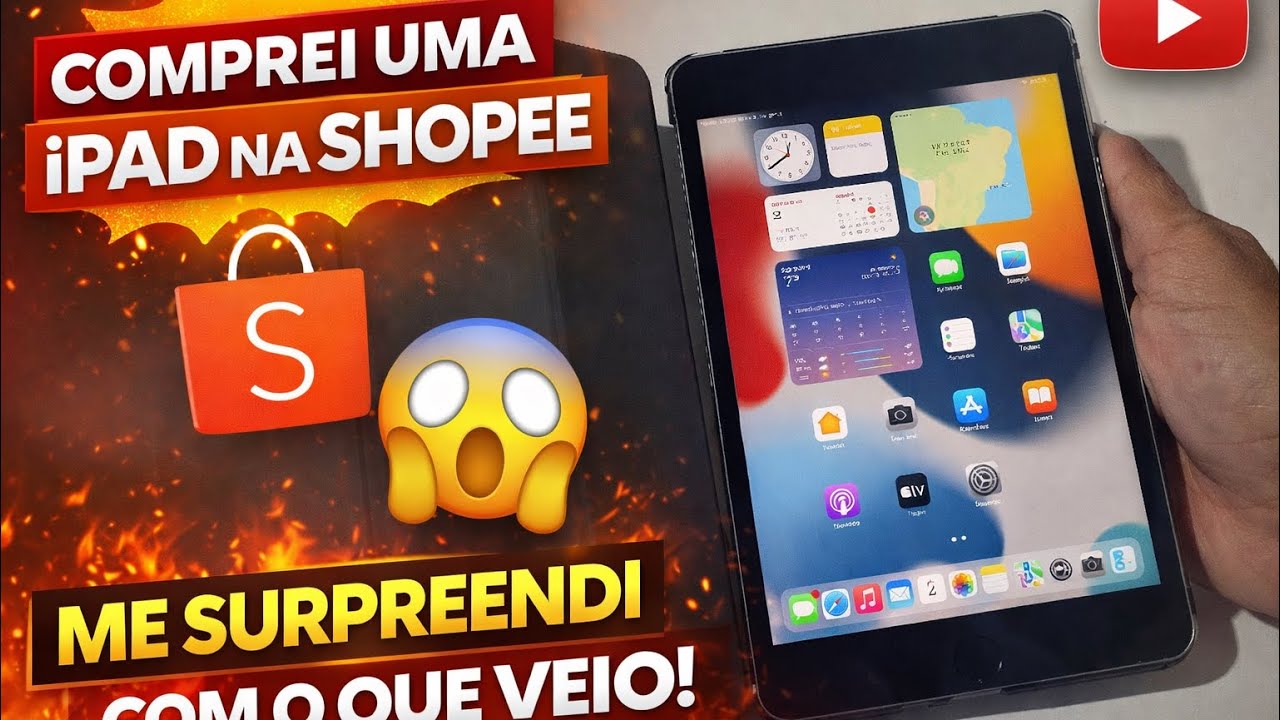 Comprei um iPad na Shopee e me surpreendi com o que veio 😱