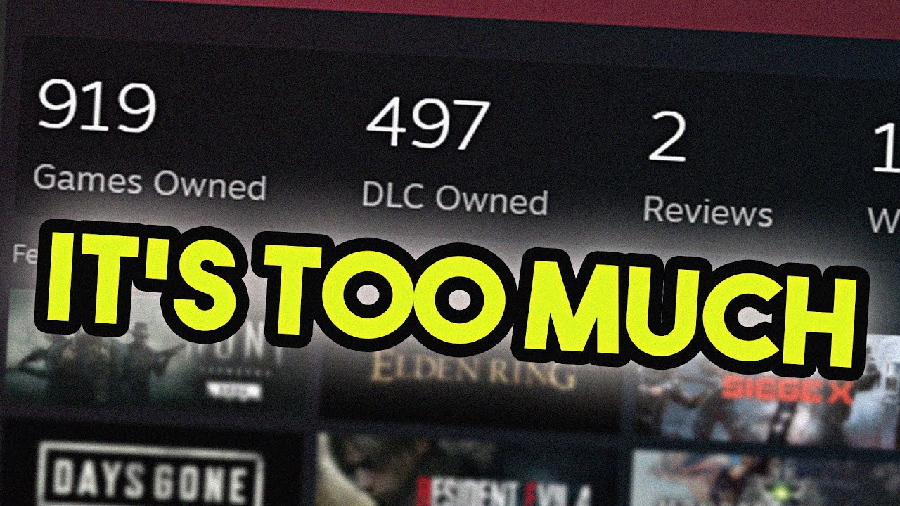 Why Choosing a Game is Harder Than Playing It ... OVERWHELM