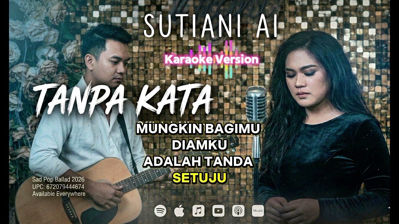 Karaoke Tanpa Kata - Sutiani Ai (High Quality Audio) 🎤🥀