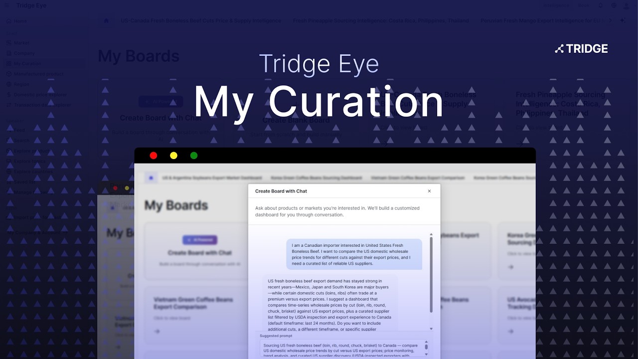 How to Build a Customized Trade Dashboard in Minutes with Tridge Eye