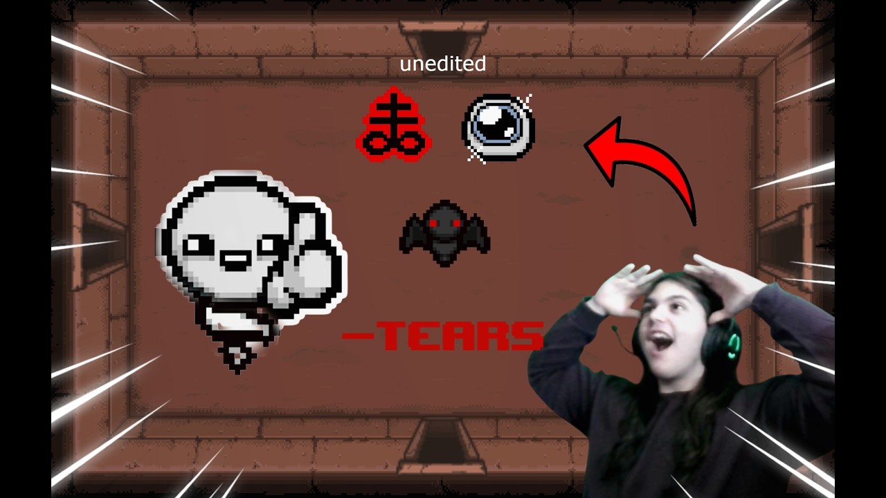 (unedited) Защо са ти сълзи като има DAMAGE в The Binding of Isaac Repentance+