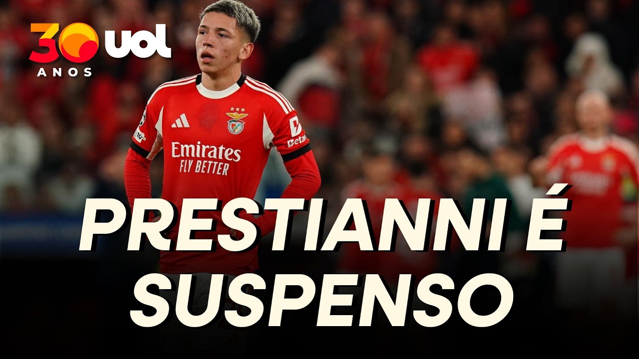 PRESTIANNI, DO BENFICA, É SUSPENSO PELA UEFA APÓS ACUSAÇÃO DE RACISMO CONTRA VINICIUS JÚNIOR
