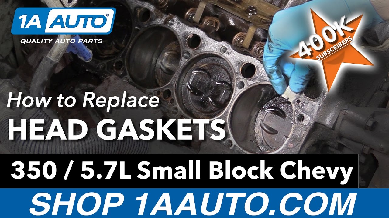 How to Replace Head Gaskets on a 350 5.7L Small Block Chevy Engine