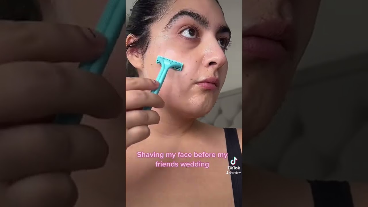 Shaving my face 101 