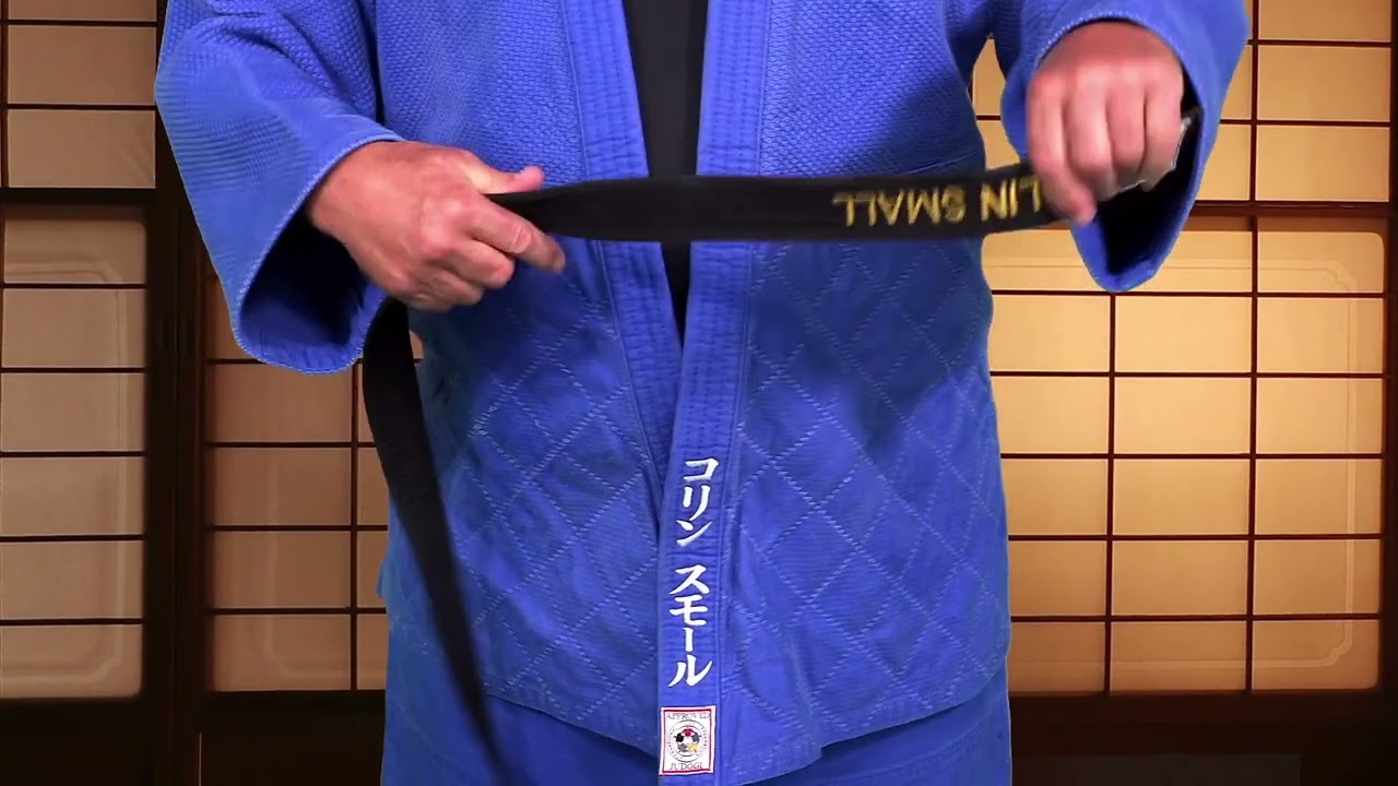 How to tie a Judo belt properly