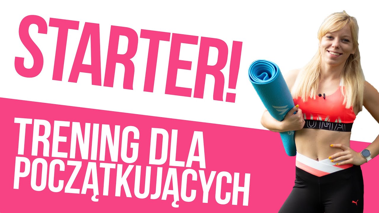 STARTER 1  - łatwy trening dla POCZĄTKUJĄCYCH, BEZ KONDYCJI. Trening w domu | Codziennie Fit