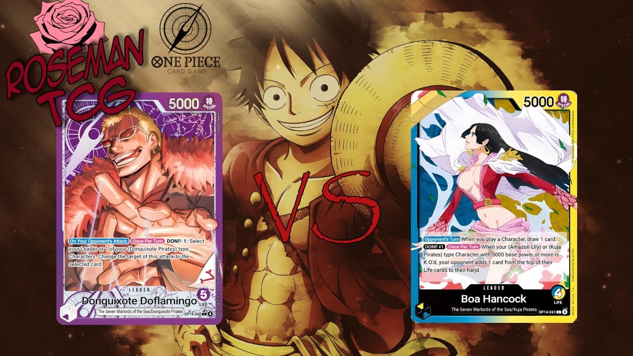 One Piece TCG Purple Doflamingo v U/Y Hancock - February 8th Final Round
