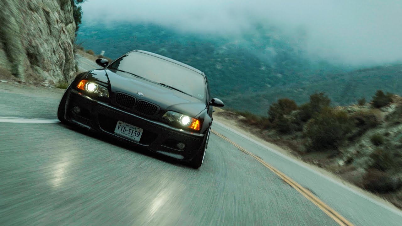chill driving w/BMW E46 M3 driving through canyon (ASAP Rocky LSD)