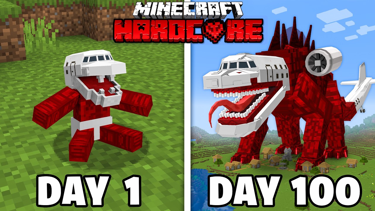 Przetrwałem 100 dni jako ZAINFEKOWANY SKY w Minecrafcie