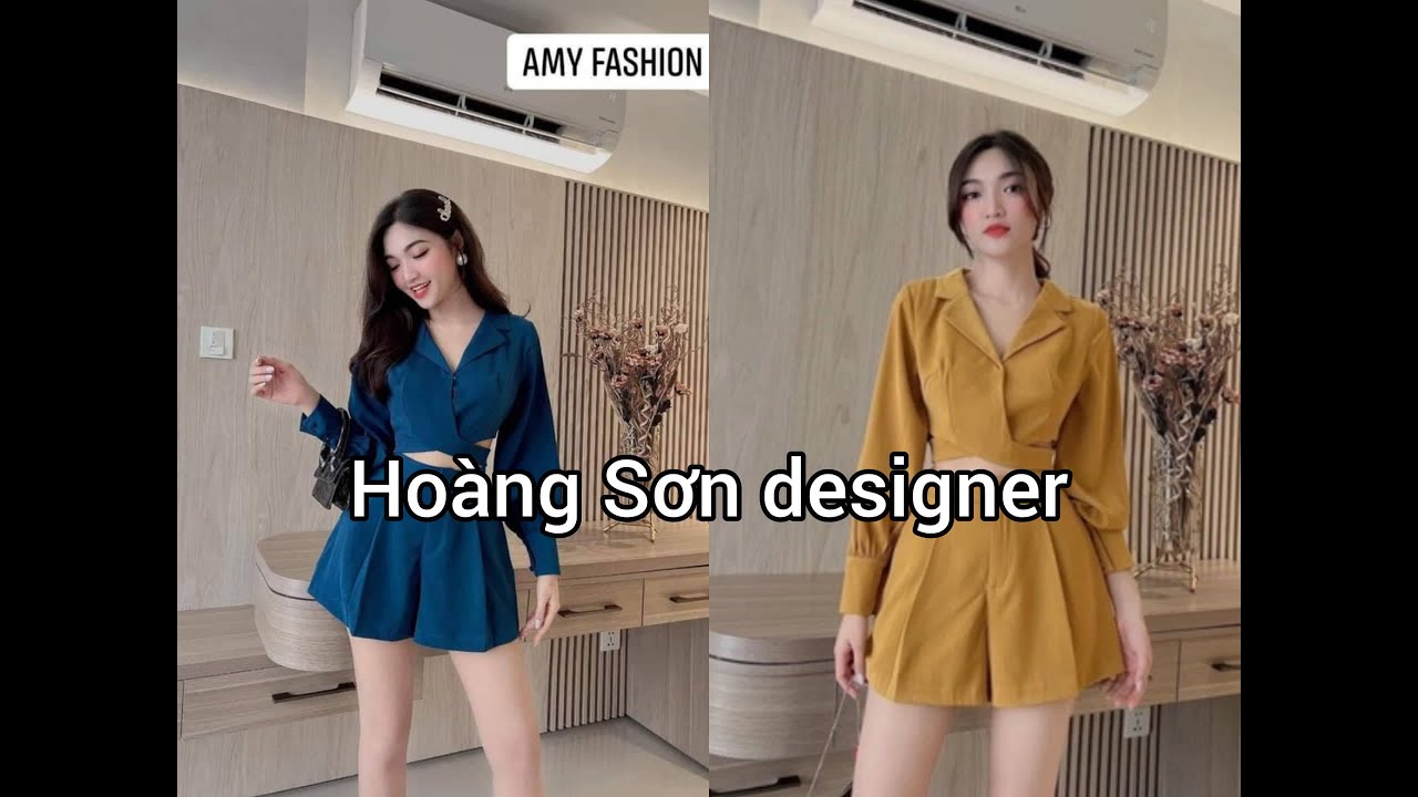 Dạy cắt may | hướng dẫn cắt sét áo chéo eo quần short xếp ly | Hoàng Sơn designer