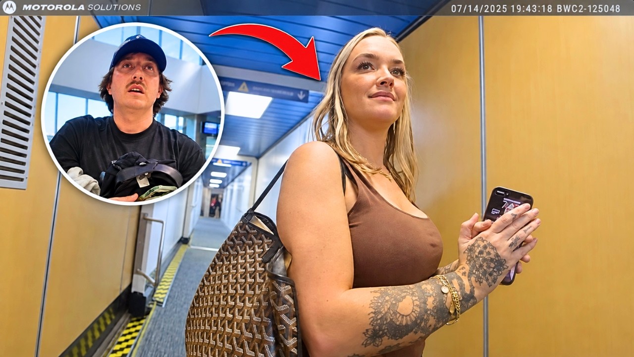 Woman Attacks BF on Airplane After Finding Out He Cheated l Airport Bodycam Analysis