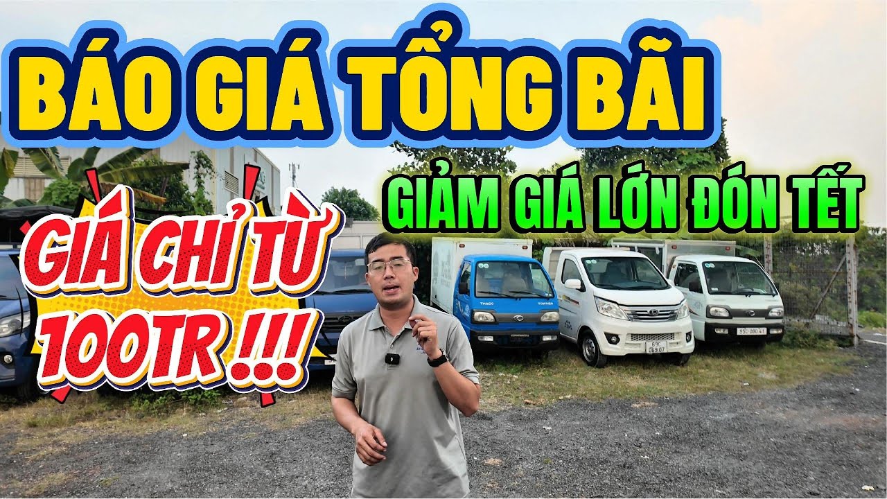 Báo giá tổng bãi 🌟Giảm giá lớn đón tết ‼️Giá chỉ từ 100tr