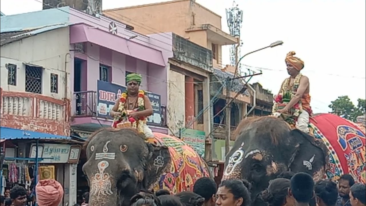 திருப்பனந்தாள் ஸ்ரீ  அருணஜடேஸ்வரர்   திருக்கோயில் மகா கும்பாபிஷேகம்   தீர்த்த ஸங்க்ரஹணம்
