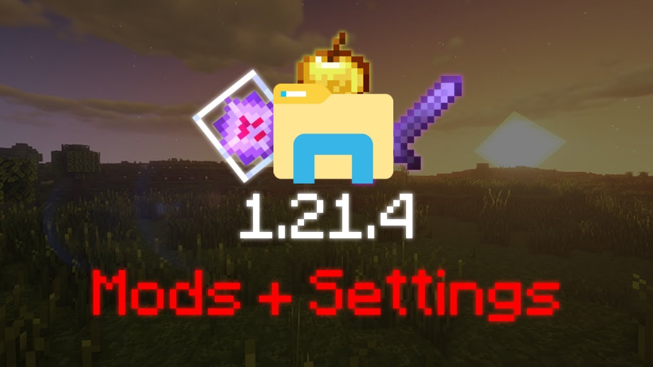 Best Crystal PvP Mods Folder + Settings (1.21.4)