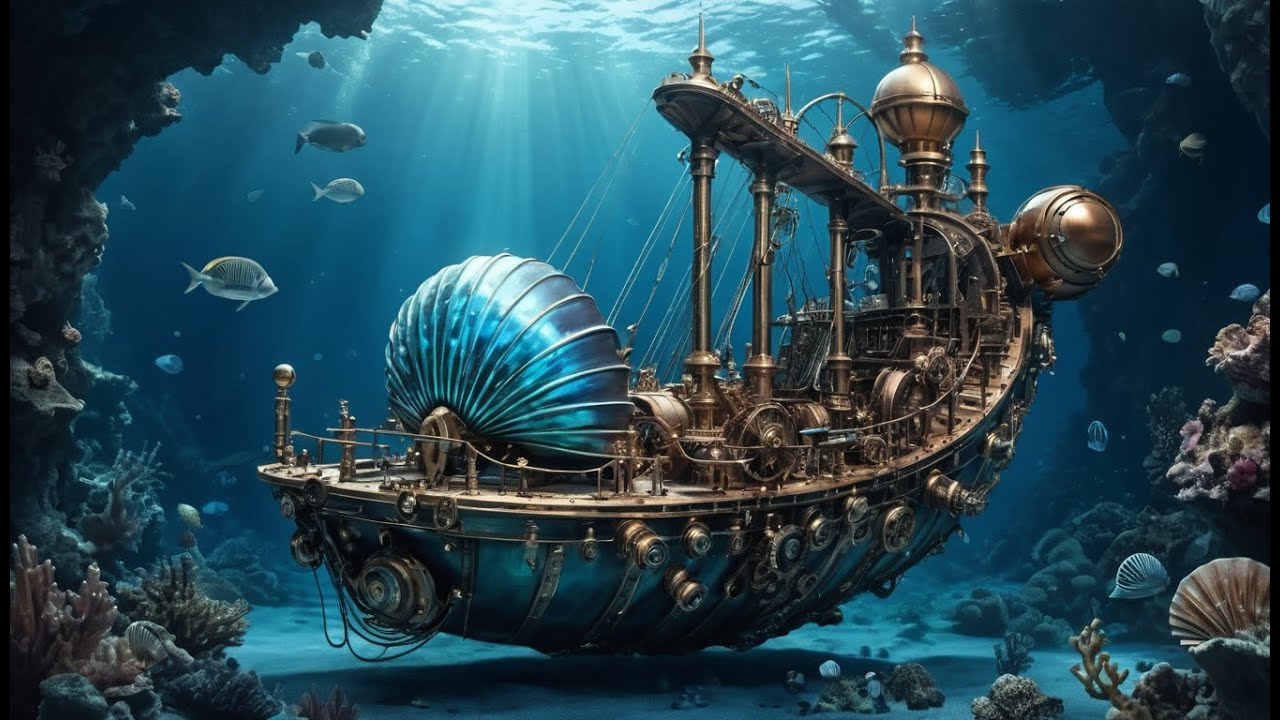 AI Steampunk Atlantis AU: The Lost City Reimagined #steampunkart #aiartvideo #atlantis #steampunk