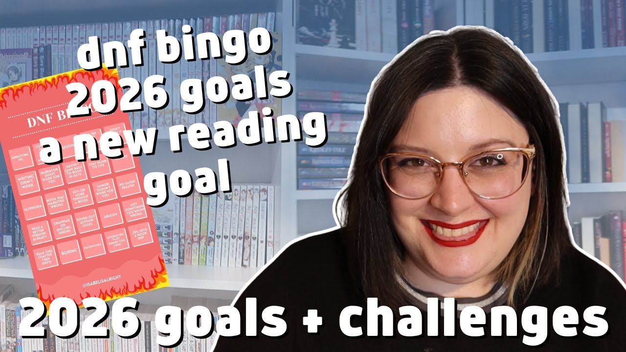 dnf bingo game, adjusting my reading goals and more| 2026 reading goals and challenges