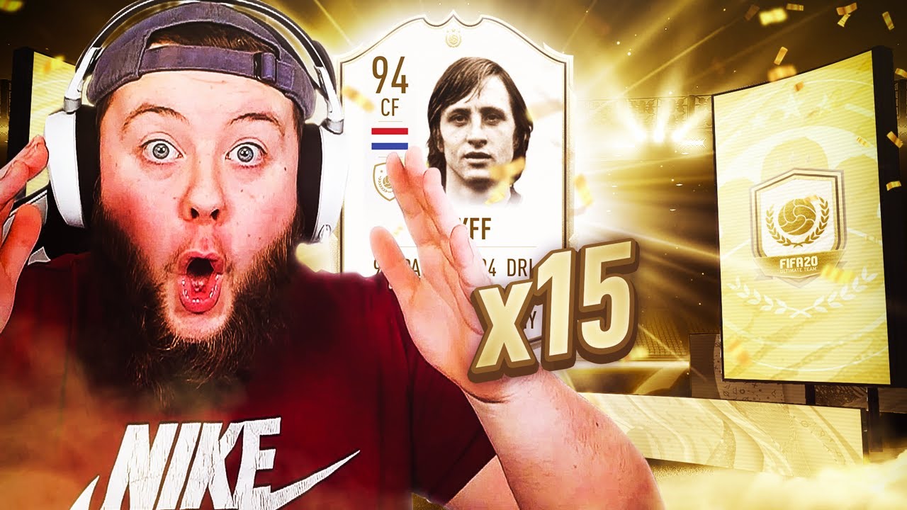 PRIME ICON CRUYFF IN A PACK! 15 x GUARANTEED PRIME ICON SBC! #FIFA20 Ultimate Team