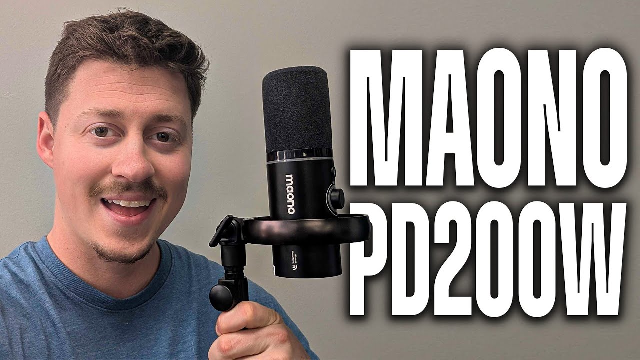 Maono PD200W — лучший универсальный беспроводной настольный микрофон