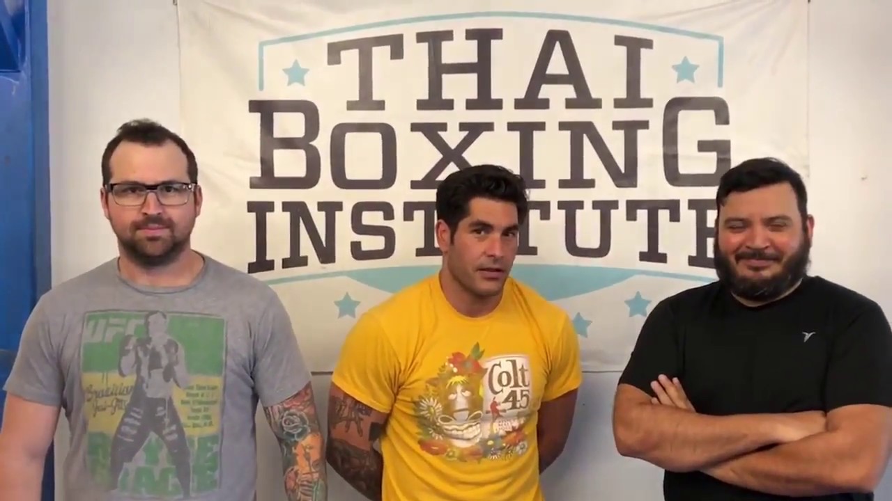Psycho Mike, Beer Mug and Dave at The Thai Boxing Institute  | WEST LA  MUAY THAI 310-596-5034