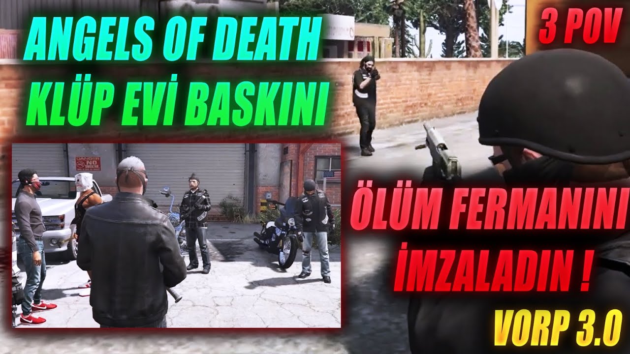 VORP 3.0 - CENK EKİP VE LOST MC İLE ANGELS OF DEATH KULÜP EVİNİ BASIYOR !! FROSTYGGWP, CARL4 CHYSRO